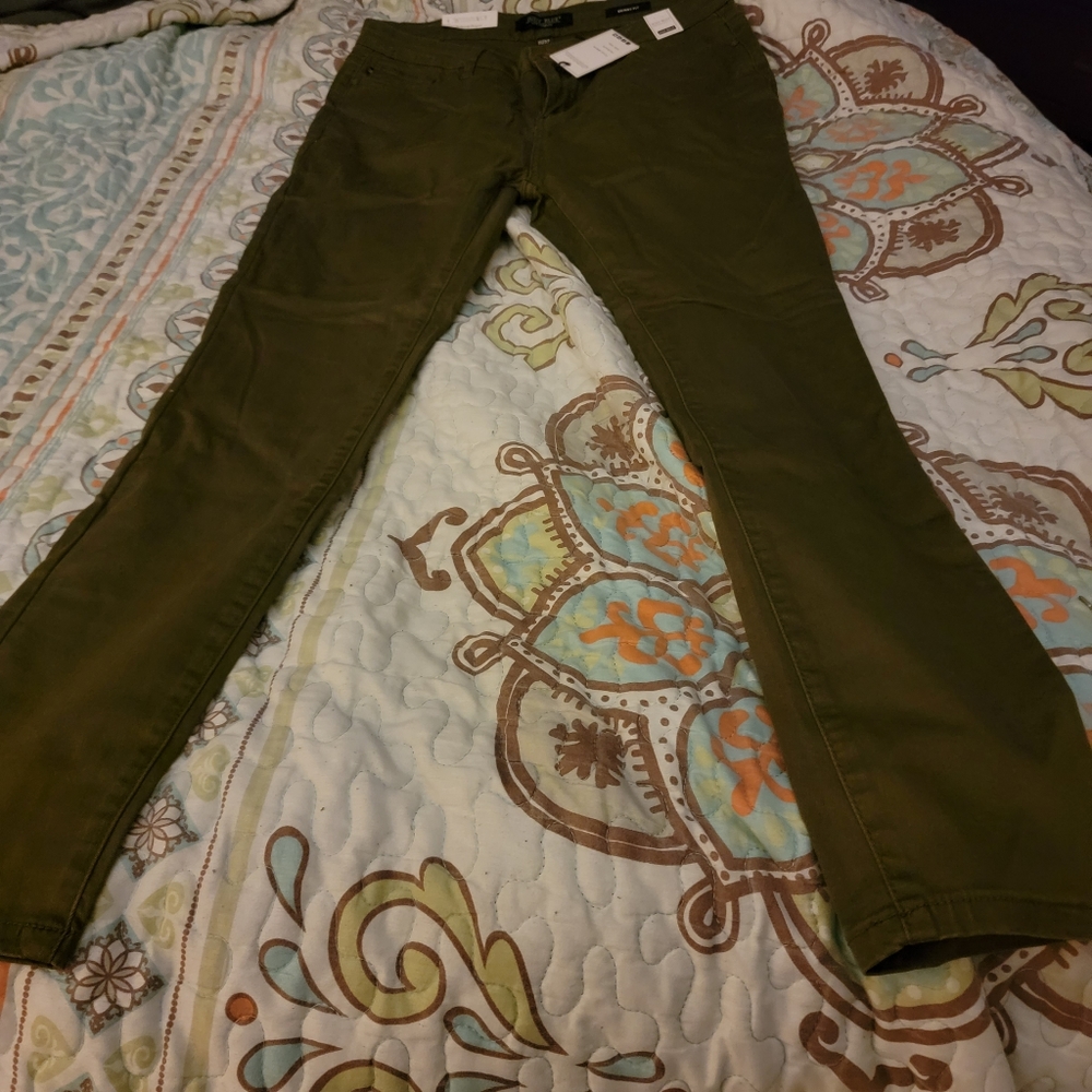 OLIVE green Judy Blue Jeans